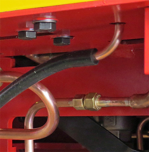 Feldbahn steam engine - Replacement vacuum brake pipe