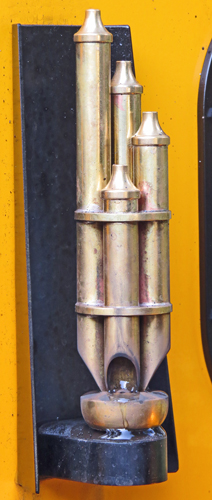 Leaky whistle valve on a Station Road Steam Feldbahn