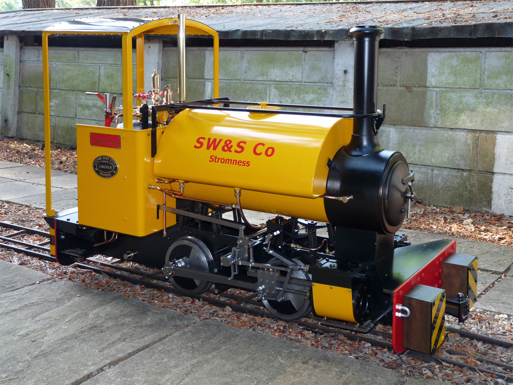 Stafford Steam Locomotive Gentoo fitted with a cab