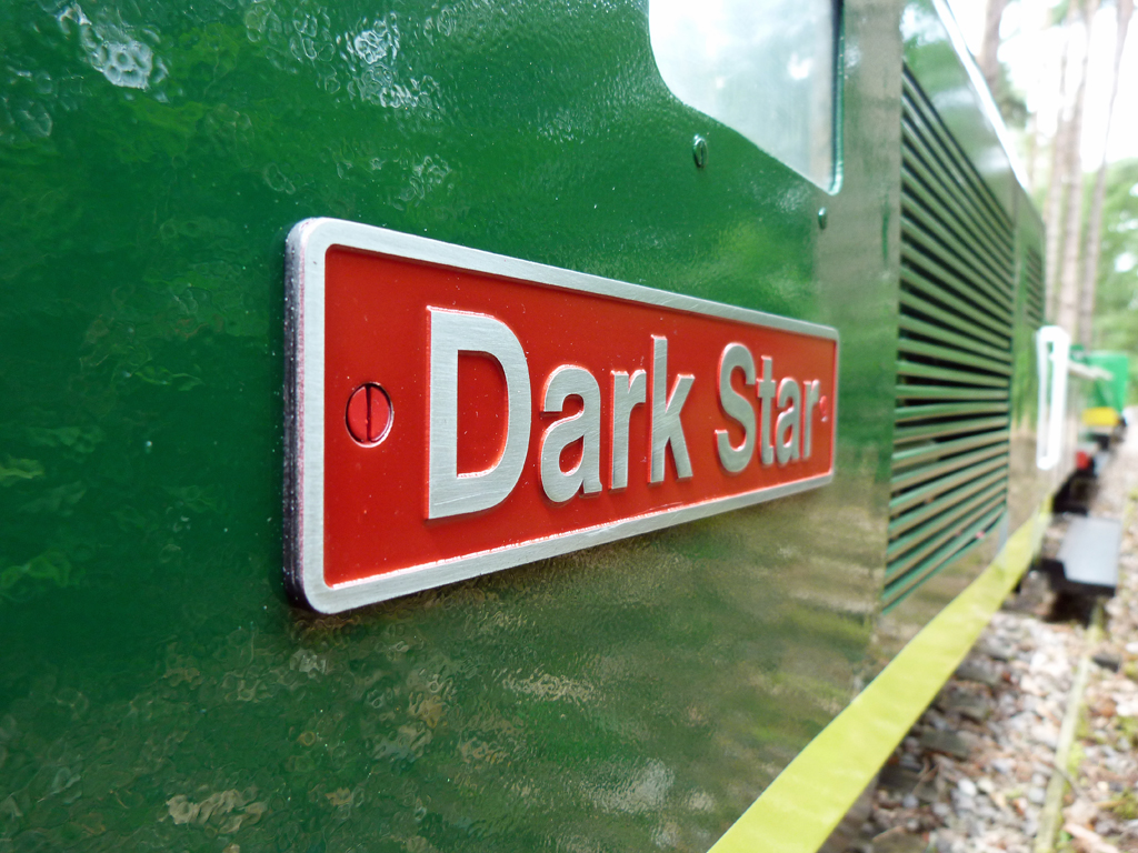 Dark Star nameplate.
