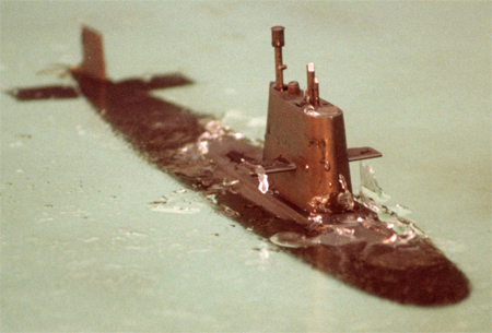 Radio controlled submarine the Walter S Winnans