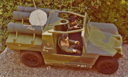 Radio controlled model of an XR311 scout car