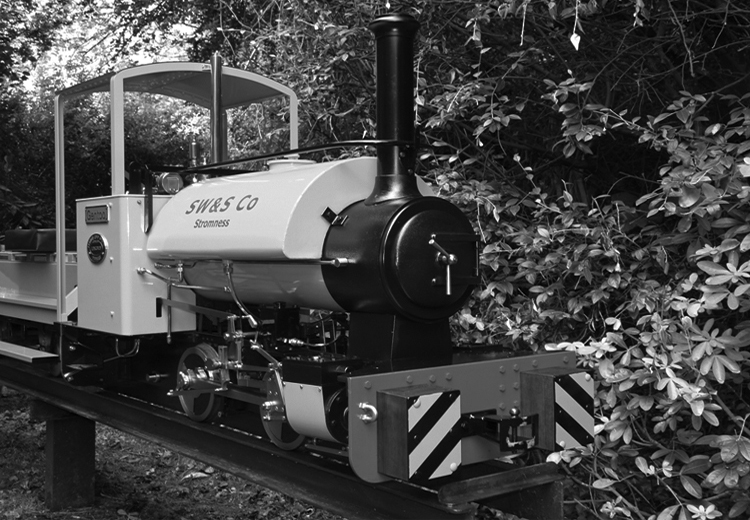 Stafford steam locomotive fitted with its cab