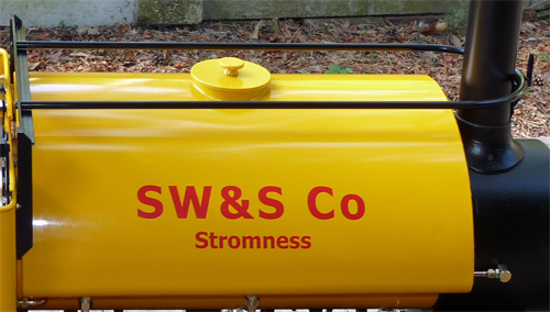 Stafford Steam Locomotive - Saddle tank handrail