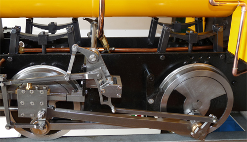 Stafford Steam Locomotive - Dummy suspension springs
