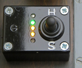 Feldbahn headlamp control switch