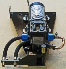 Fitting electric boiler feed pumps to a Feldbahn stem engine