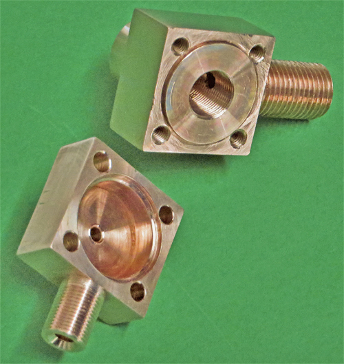 Whistle valve body and cap for a Feldbahn or Stafford steam engine20