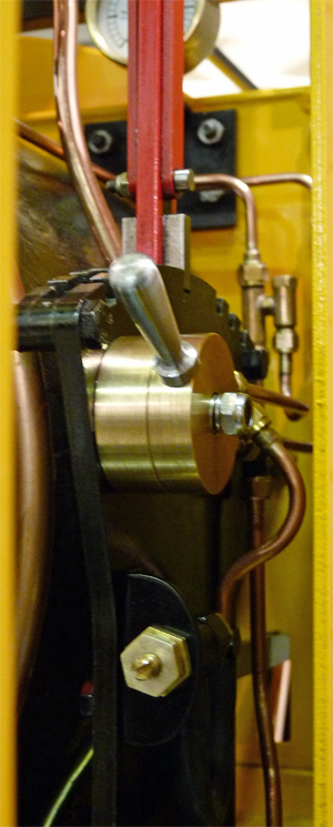 Pipe runs for the new style Vacuum Brake Valve on a Stafford steam engine.